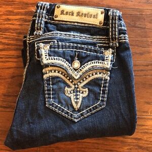 Rock Revival Darcy Easy Boot jeans size 27